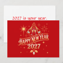 Joyeuse année 2027 Célébration