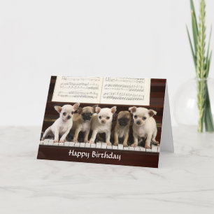 Carte Joyeuse Birthday Chihuahua