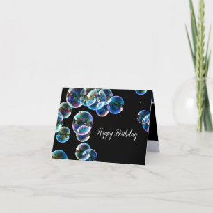 Carte Joyeuse bulle de savon d'anniversaire sur mesure
