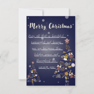 Carte Joyeuse Christmas Flat