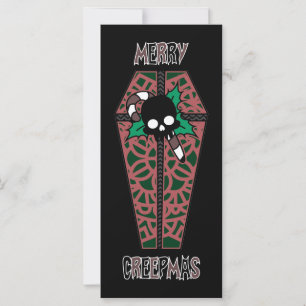 Carte Joyeuse Creepmas Holiday Flat