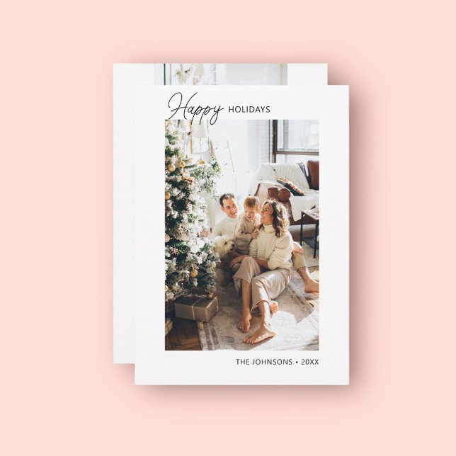 Carte Joyeuse de vacances Calligraphie (Créateur téléchargé)