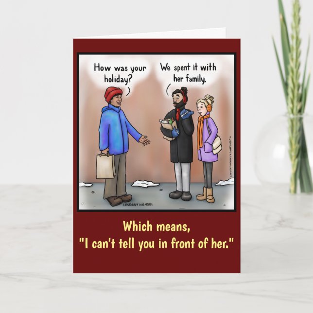 Carte Joyeuse des Fêtes (Devant)