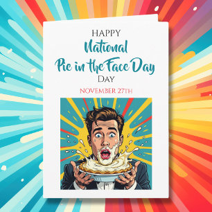 Carte Joyeuse Fête de la Tarte sur la Figure !   27 nov.