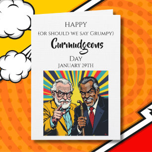 Carte Joyeuse Fête des Grognons ! 29 janvier
