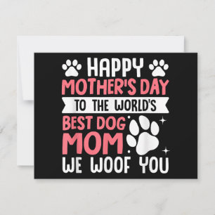 Carte Joyeuse Fête des Mères Au Monde Meilleure Maman De