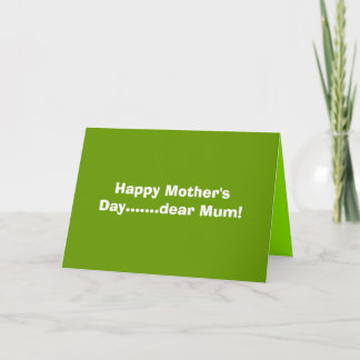 Carte Joyeuse fête des mères....... chère maman !