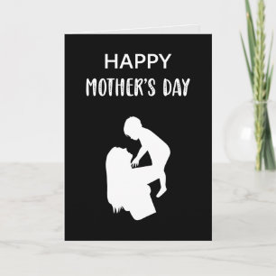 Carte Joyeuse fête des Mères Maman et Enfant Meilleure B