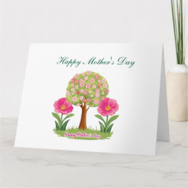 Carte Joyeuse fête des mères, Nature Design