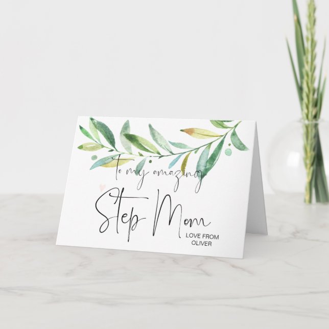 Carte Joyeuse Fête des Mères pour la Meilleure Belle-Mèr (Devant)