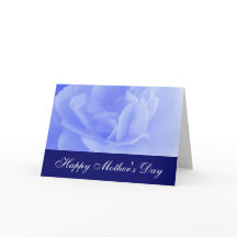 Joyeuse Fête des Mères, rose bleue