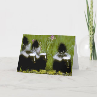 Carte Joyeuse fête des mères Skunk