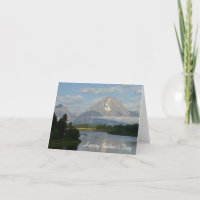 Joyeuse fête des Pères Jackson Hole River Card
