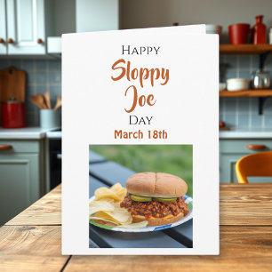 Carte Joyeuse fête nationale du Sloppy Joe - 18 mars