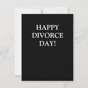 Carte Joyeuse journée de divorce