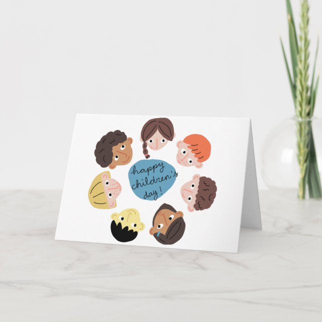 Carte joyeuse journée des enfants (Devant)