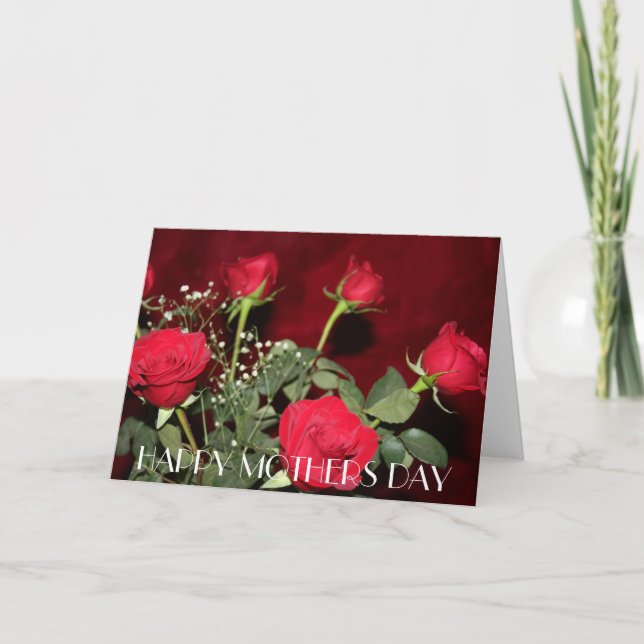 CARTE JOYEUSE JOURNÉE DES MÈRES (Devant)