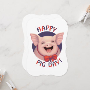 Carte Joyeuse Journée du Cochon !