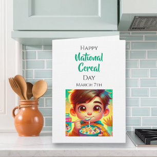 Carte Joyeuse Journée nationale des céréales 7 mars