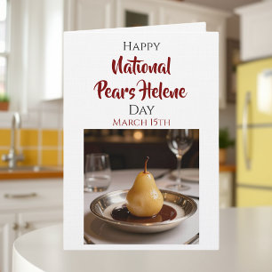 Carte Joyeuse Journée nationale des poires Hélène 15 m