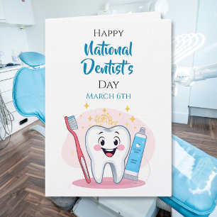 Carte Joyeuse Journée nationale du dentiste   6 mars