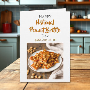 Carte Joyeuse Journée nationale du peanut brittle   26 j