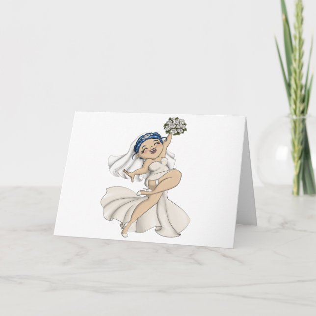 Carte Joyeuse mariée 07 (Devant)