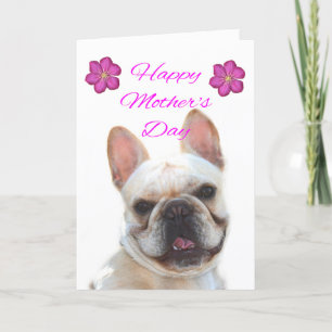 Carte Joyeuse Mother's Day French Bulldog Greeting Card