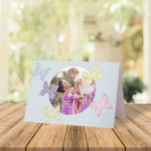 Carte Joyeuse photo de la Fête des Mères personnalisée