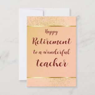 Carte Joyeuse retraite Pasteur Docteur Enseignant Avocat