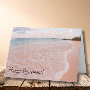Carte Joyeuse Retraite Plage Côtière Océanique Retraite