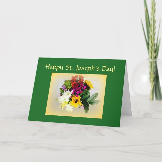 Carte Joyeuse Saint-Joseph's Day (Devant)