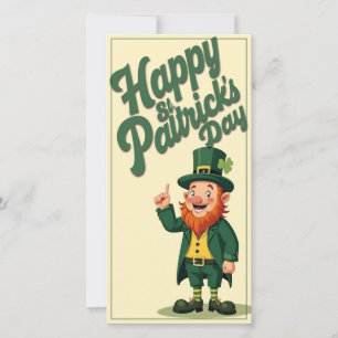 Carte Joyeuse Saint-Patrick Mignon Lutins