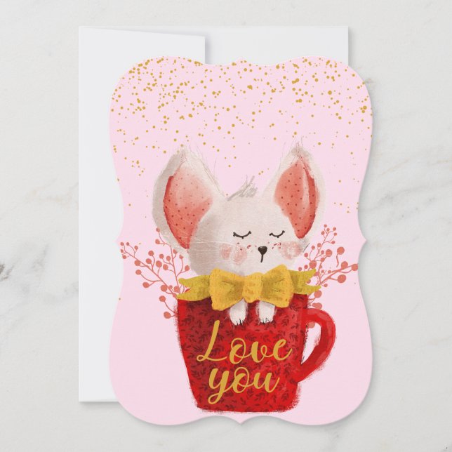 Carte Joyeuse Saint-Valentin (Devant)