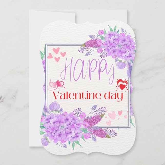 Carte Joyeuse Saint-Valentin (Devant)