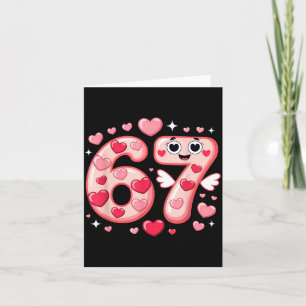 Carte Joyeuse Saint-Valentin 67 Meme Cœurs Coquette Nœud