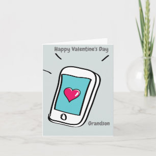 Carte Joyeuse Saint-Valentin Petit-fils