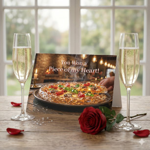 Carte Joyeuse Saint-Valentin   Puns de pizza drôles