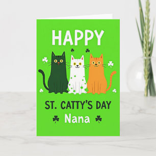 Carte Joyeuse St Cattys Day Nana