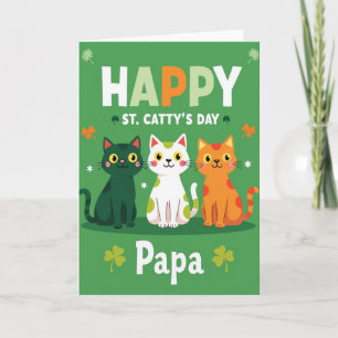 Carte Joyeuse St Cattys Day Papa