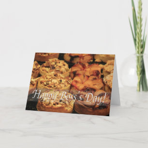 Carte Joyeuse tarte à la pomme Boss Day
