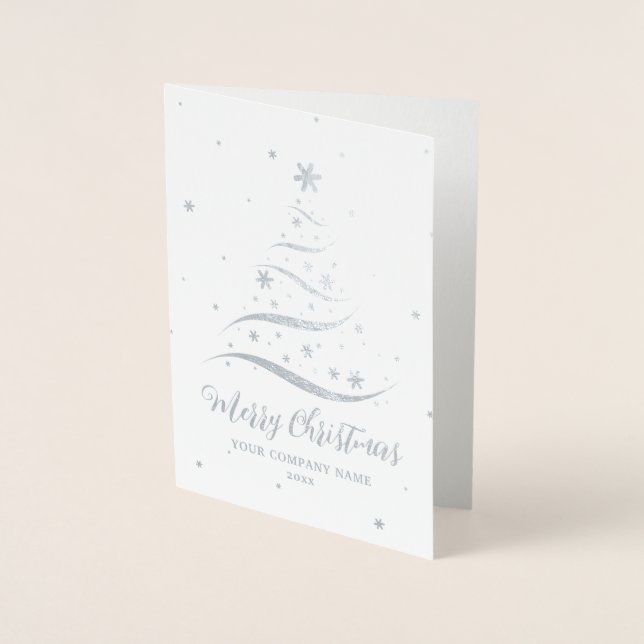 Carte Joyeuses Fêtes Silver Company (Devant)