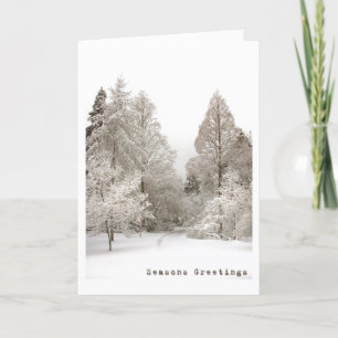 Carte Joyeuses Fêtes Winter Wonderland Cartes
