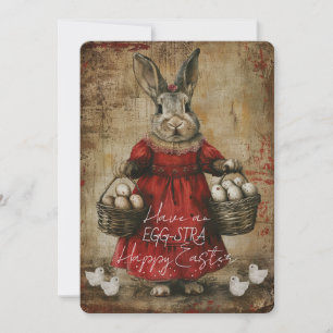Carte Joyeuses Pâques EGG-STRA