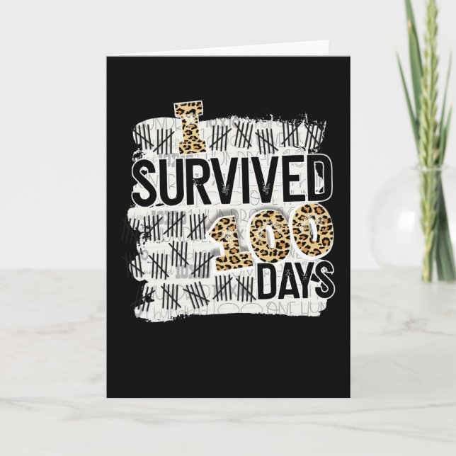 Carte Joyeux 100 Jours d'école drôle Brighter 100e jour (Devant)