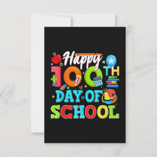 Carte Joyeux 100ème Jour D'École