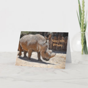 Carte Joyeux 10ème anniversaire