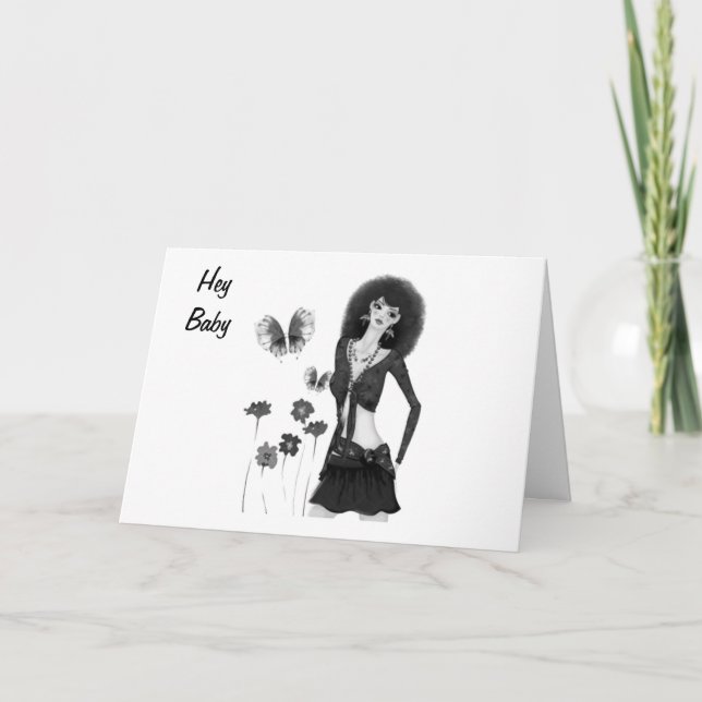 Carte JOYEUX 1er ANNIVERSAIRE BÉBÉ (Devant)