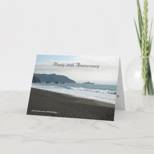 Carte Joyeux 20e anniversaire (Devant)