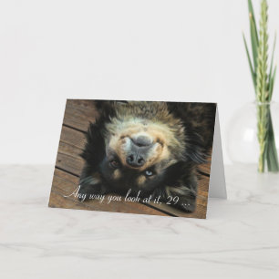 Carte Joyeux 29e anniversaire Super mignon chien